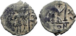 Sear 1260A - Justinian II - Follis
