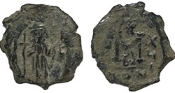 Sear 1010 - Constans II & Constantine IV - Follis