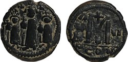 Sear 806 - Heraclius & Heraclius Constantine & Martina - Follis