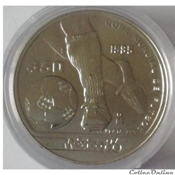 50 Pesos 1985 Coupe du Monde 1986