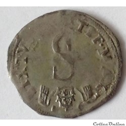 COMTAT-VENAISSIN - AVIGNON - SIXTE V (Félix Peretti de Grottammare) Double sol parisis ou six blancs