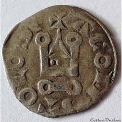 MARQUISAT DE PROVENCE - ALPHONSE DE POITIERS Denier