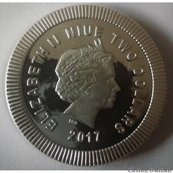 NIUE 2 Dollars 2017