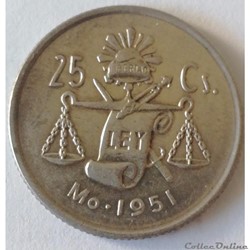 25 Centavos 1951