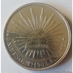 1 Peso 1903 Mexico