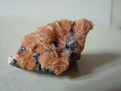 Cérusite sur Barytine et Galène, Maroc, Mibladen
