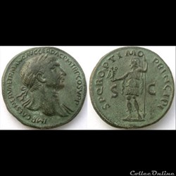 Trajan - Sesterce - SPQR OPTIMO PRINCIPI