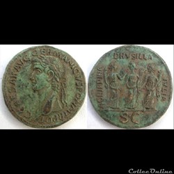 Caligula - Sesterce - AGRIPPINA DRVSILLA IVLIA