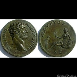 Hadrien - Sesterce - AEGYPTOS