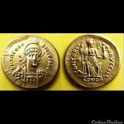 Théodose II - Solidus - CONCORDIA AVGGH