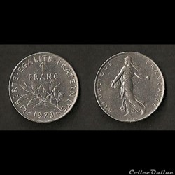 1 Franc Semeuse 1973