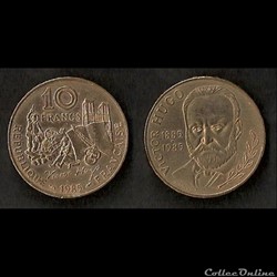 10 Francs Victor hugo 1985 (Tranche A)