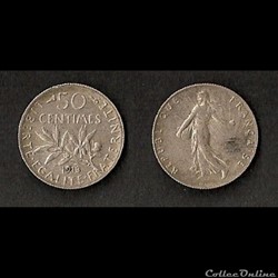 50 Cts Semeuse (Argent) 1913