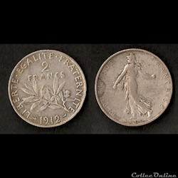 2 Francs Semeuse 1912