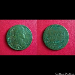 Jeton Louis XIIII 26 Août 1660 "AVGVSTAE.PACIFERAE.LVTETIAM.FELIX.INGRESSVS."