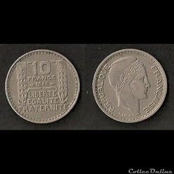10 Francs Turin 1948