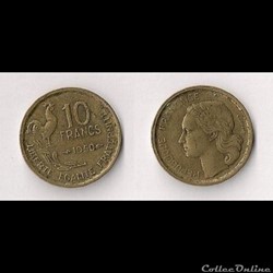 10 Francs Guiraud 1950