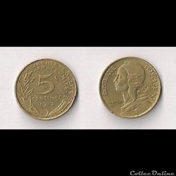 5 Cts Marianne 1972