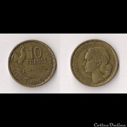 10 Francs Guiraud 1951