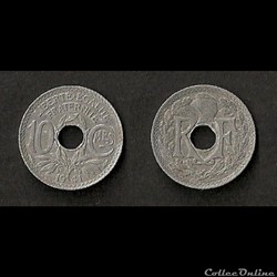 10 Cts Lindauer Zinc 1941 Cmes Souligné