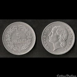 5 Francs Lavrillier 1947