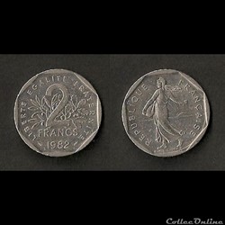 2 Francs Semeuse 1982