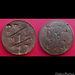 10 Cts Dupuis Contremarquée "RYBCA - 27/1/17"