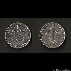 1/2 Franc Semeuse 1997