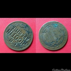 10 Cts Luxembourg Contremarquée "LE PICOTIN APERITIF"