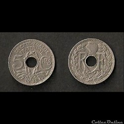 5 Centimes Lindauer 1938