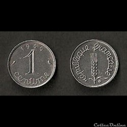 1 Centime Épi 1966