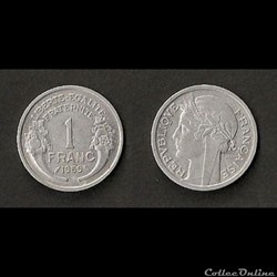 1 Franc Morlon Alu 1959