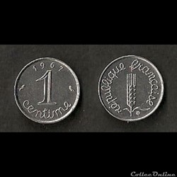 1 Centime Épi 1967