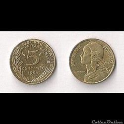 5 Cts Marianne 1985