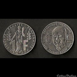 1 Franc Jacques Rueff 1996