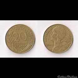 20 Cts Marianne 1984