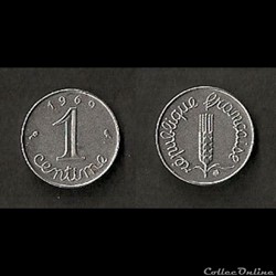 1 Centime Épi 1969