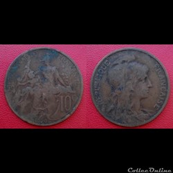 10 Cts Daniel-Dupuis 1898