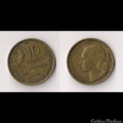 10 Francs Guiraud 1952