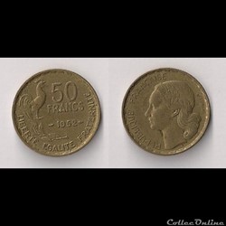 50 Francs Guiraud 1952