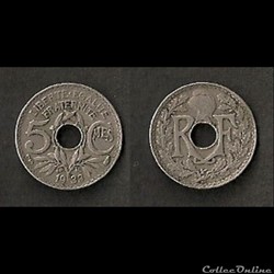 5 Centimes Lindauer 1933