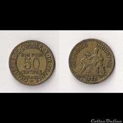 50 Cts Chambres de Commerce 1925