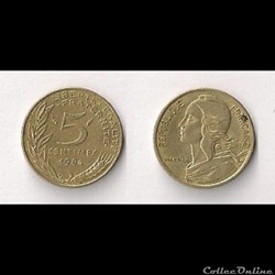 5 Cts Marianne 1984