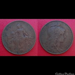 5 Cts Daniel-Dupuis 1917