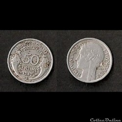 50 Cts Morlon Alu 1947 B