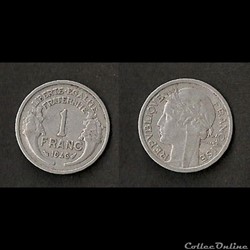 1 Franc Morlon Alu 1946