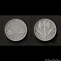 50 Cts Francisque 1943