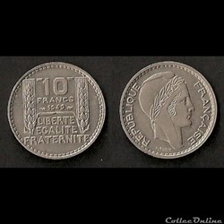 10 francs Turin 1949