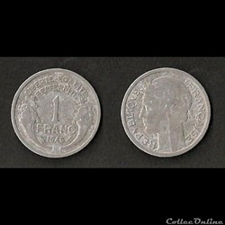 1 Franc Morlon Alu 1945 B