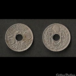 5 Centimes Lindauer 1937